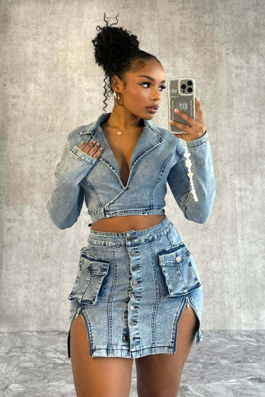 Janet Denim Dress